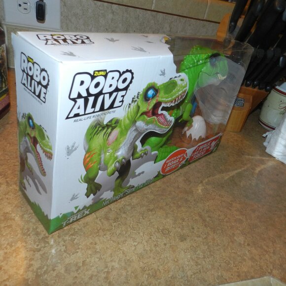 Zuru Robo Alive Real Life Robotic Pet Walking T-Rex Dinosaur BNWT🆕⌚📦🏃💨🚚 - Picture 2 of 16